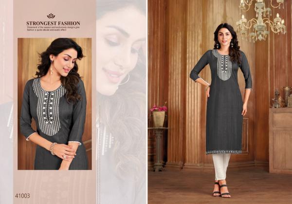 Kapil Trendz Twisha Rayon Fancy Wear Designer Kurti Collection